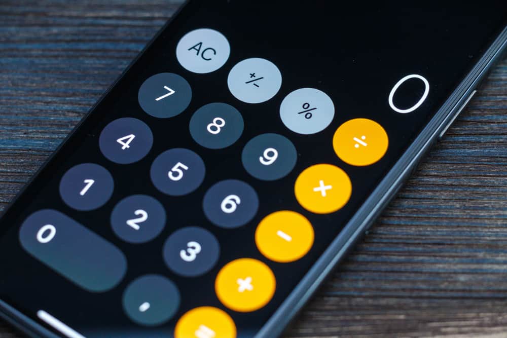 Calculator App On iPhone X