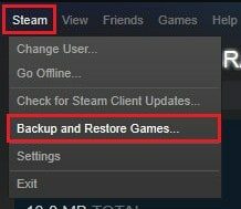 Backup and Restore Games