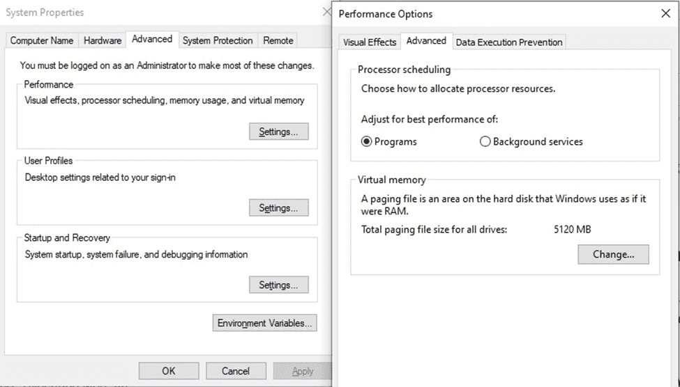 Windows System Properties